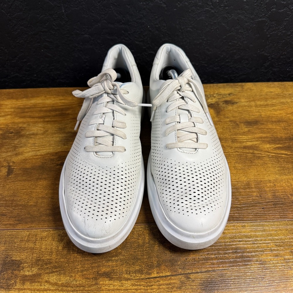 Cole Haan Grand Crosscourt C31436 White Leather Sneakers Mens 12M - Picture 2 of 7